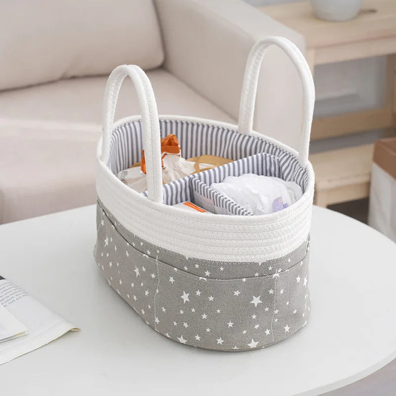 Portable Organizer Diaper Basket